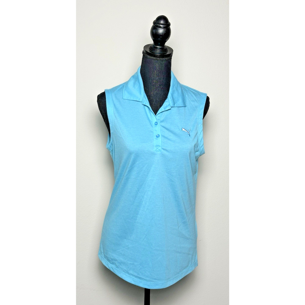 Women's Puma Sleeveless Blue Golf Summer Top Size L